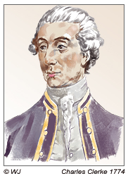 Charles Clerke 1774 britischer Seeoffizier bei James Cook