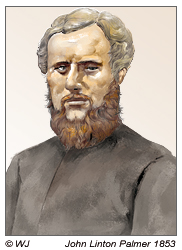 Dr. Linton Palmer ein britischer Arzt ist 1853 sowie 1868 an bzw. auf der Osterinsel