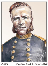 Don José Anacleto Goni 1870 auf der Osterinsel