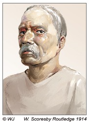 William Scoresby Routledge, Ehemann von Katherine Routledge war 1914/1915 auf der Osterinsel