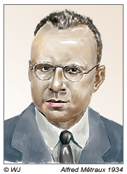 Alfred Métraux 1934 auf der Osterinsel