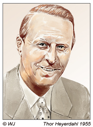 Thor Heyerdahl 1955 und 1956 auf der Osterinsel