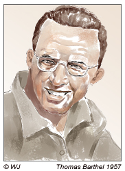Thomas Barthel 1957 auf der Osterinsel