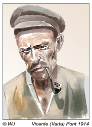 Vicente Pont 1914 französischer Zimmermann auf der Osterinsel