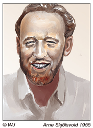 Arne Skjölsvold 1955 und 1956 als Archäologe auf der Osterinsel