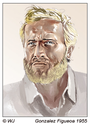 Gonzalez Figueoa 1955 und 1956 chilenischer Beobachter während der Thor Heyerdahl-Expedition