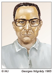 Georges Nógrády 1965 während der METEI-Expedition auf der Osterinsel