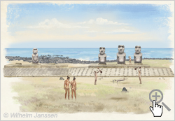 Bild 111 Studie: Die Ahu-Anlage O‘rongo
