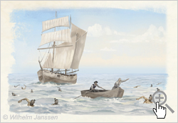 Bild 157 Studie: J. Crocker 1805 und die Osterinsel