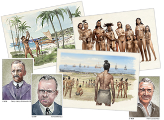 Verfügbare Illustrationen von der Osterinsel