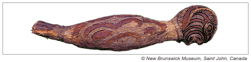 Fischmensch "nuihi"  aus Tapa-Stoff
